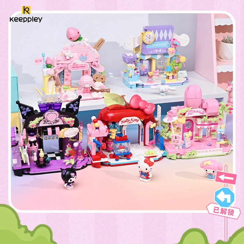 2025 Keeppley Sanrio Building Blocks Original Kuromi Melody Gemini