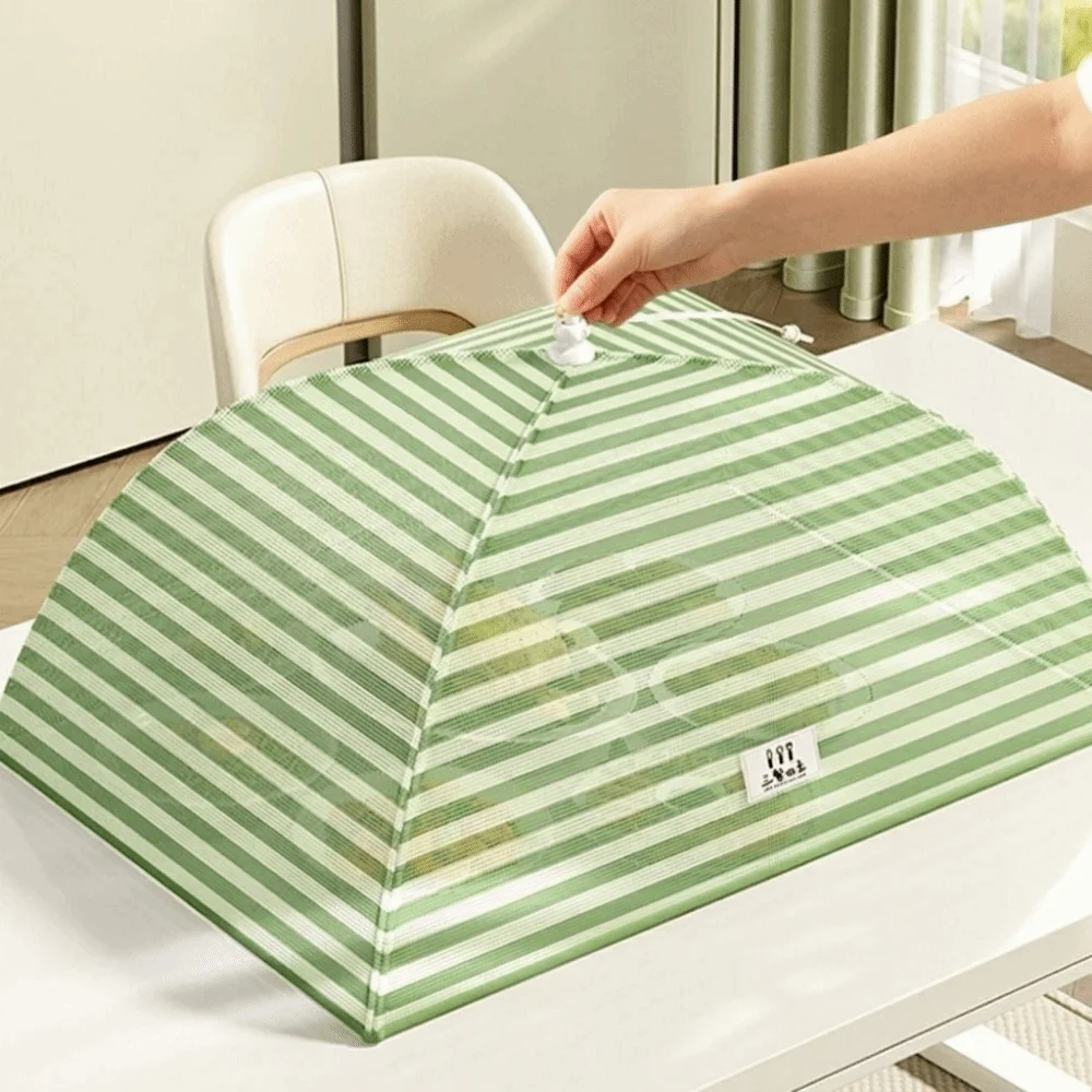 Umbrella-Style Mesh Food Cover Folding Anti-Mosquito Food Preservation Cover Insect-proof Dust-proof Table Mesh Food Covers