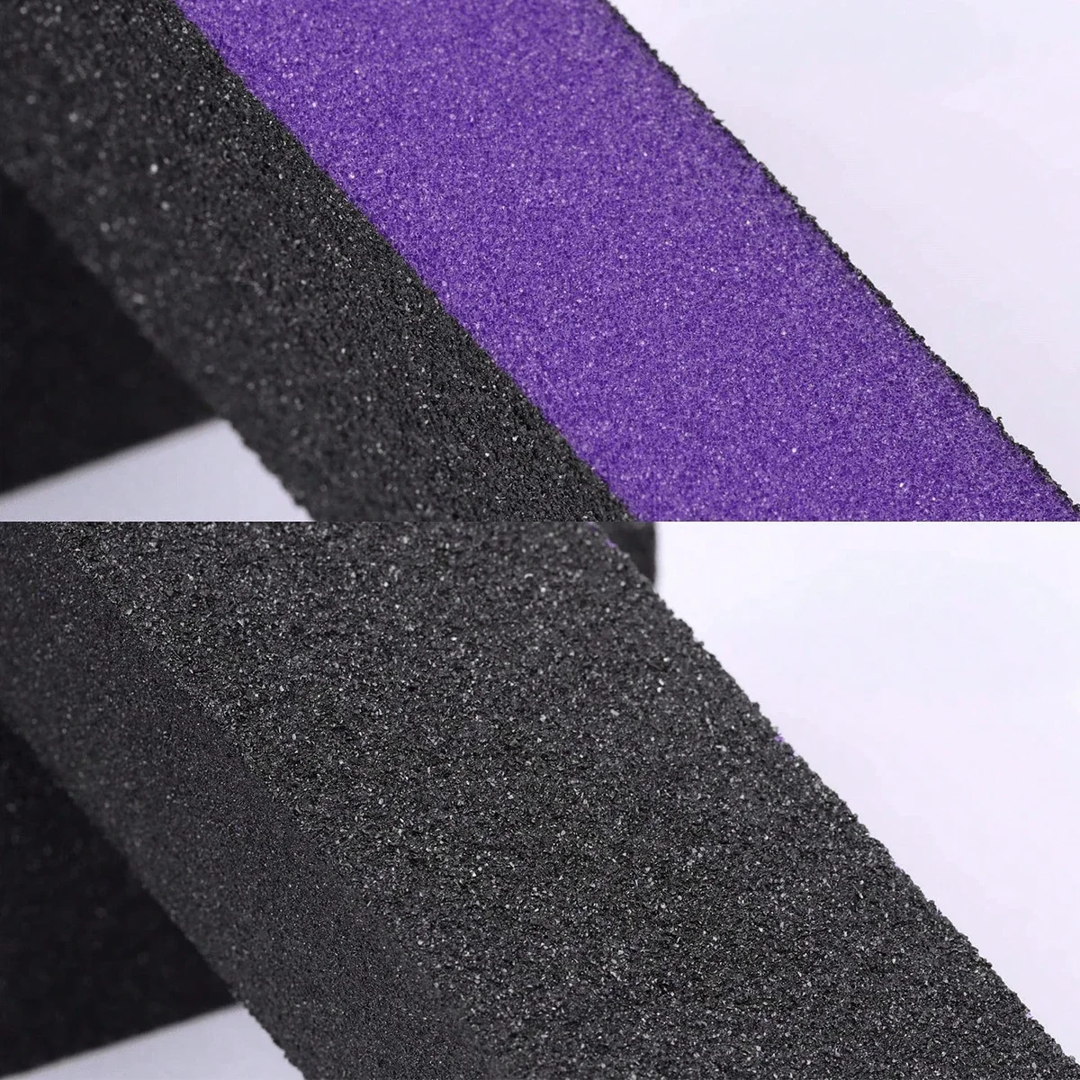 10pcs/20pcs 3 Sides Nail Buffer Block 100/180 Grit, Professional Manicure Pedicure Nail File, Black Purple Nail Art Tool