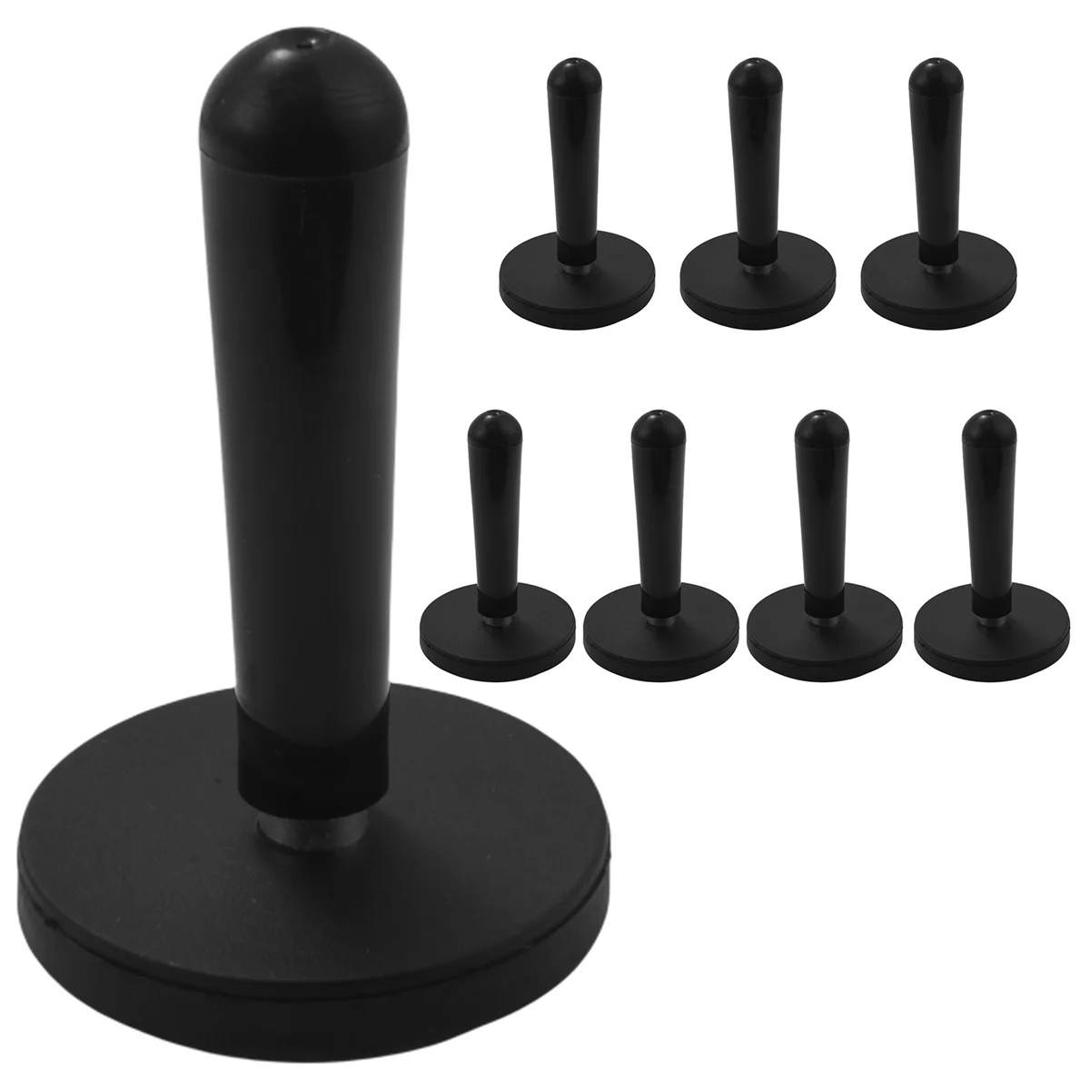 Soporte magnético de pinza negra para coche, 8 piezas, para envolver y hacer letreros de coche, herramientas de vinilo, imanes