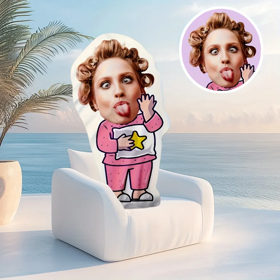 Anpassbare, personalisierte, niedliche Überraschungskissen, personalisierbare Fotokissen, süße Kuschelkissen für die Nacht, geeignete Sofakissen