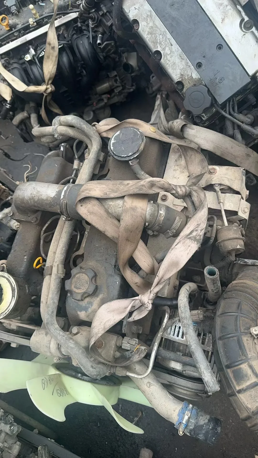 HOT-Wholesale Price For Used Original Complete QD32 Diesel Engine Assembly With Gearbox Fitted For NISSAN PICKUP view 2