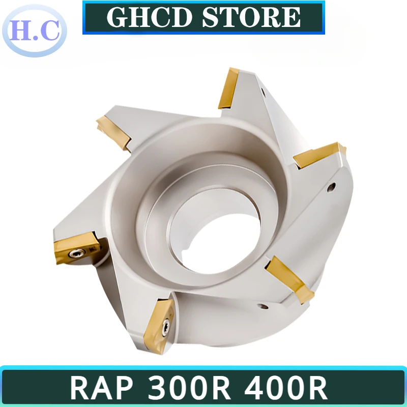 

RAP 300R 400R Clamp Type CNC Cutting End Mill 75 Degree Precision Face Milling Cutter CNC Milling Disc