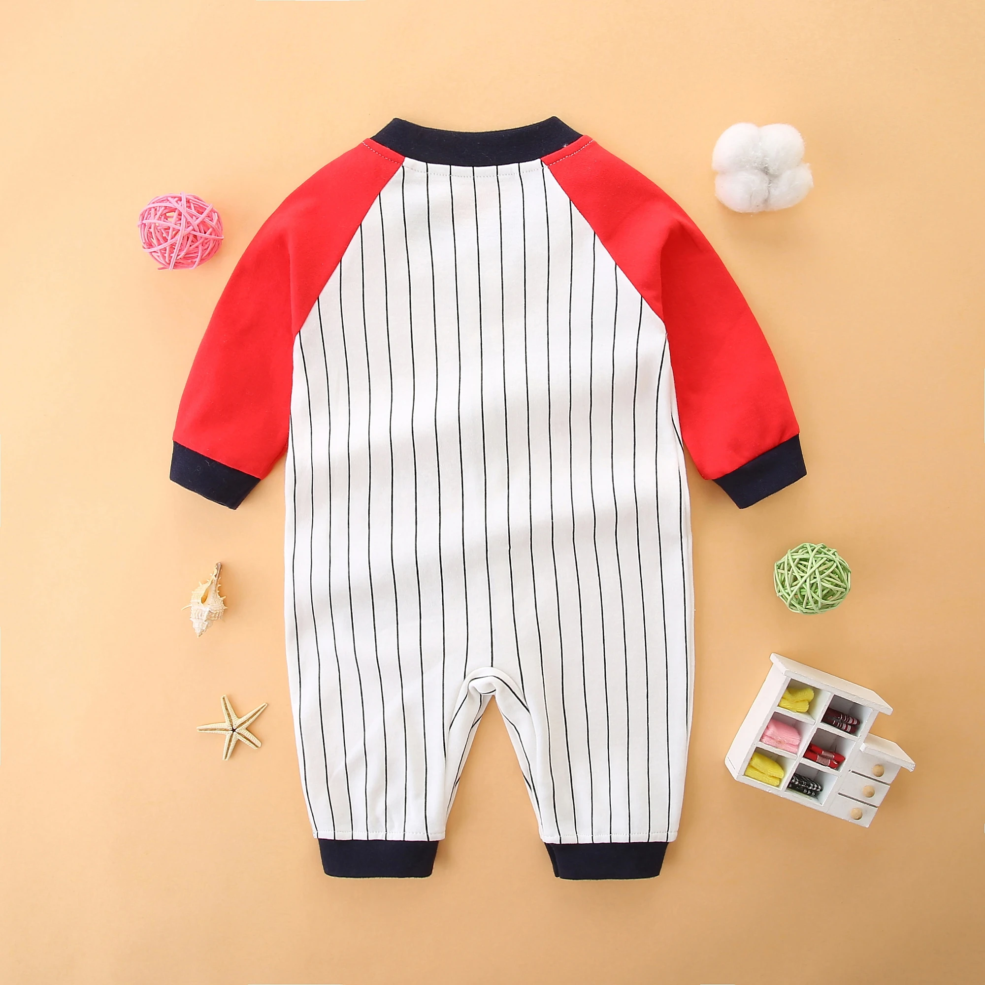 0-12 months baby clothes autum autum full moon baby jumpsuit men and women long-sleeved newborn spring & fall suit