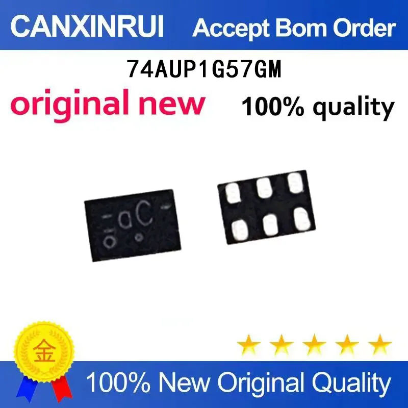 (5-100 Pieces)74AUP1G57GM 6-XSON Nexperia Gate and Inverter Printed Wire AC=AC Original Genuine