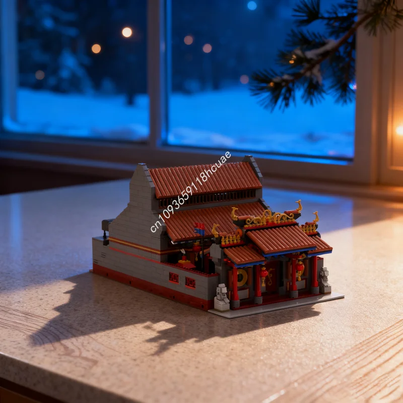 

2676pcs MOC Modular Chinese Temple Interios Model Building Blocks Toys Architecture DIY Christmas Gifts Creative Education Brick