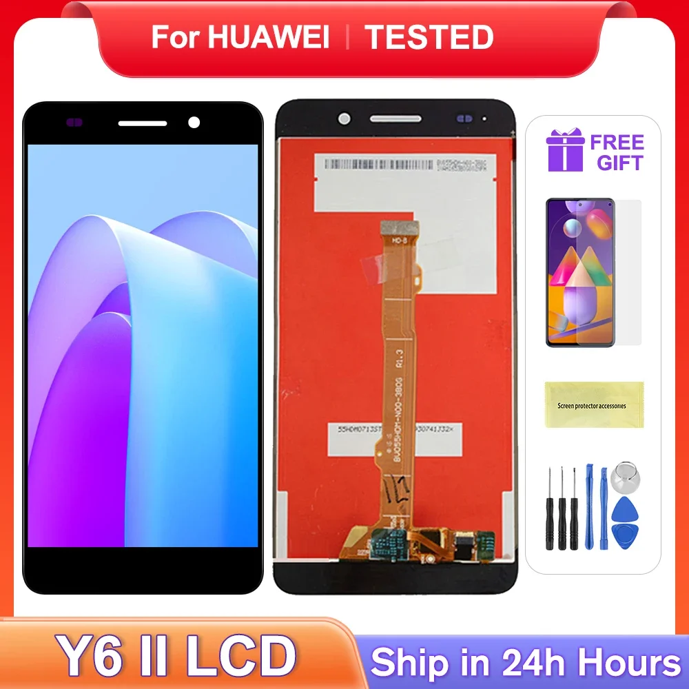 

For HUAWEI 5.5''Y6 II For Honor 5A Y6 2 CAM-L03 L23 L21 UL00 LCD Display Touch Screen Digitizer Assembly Replacement