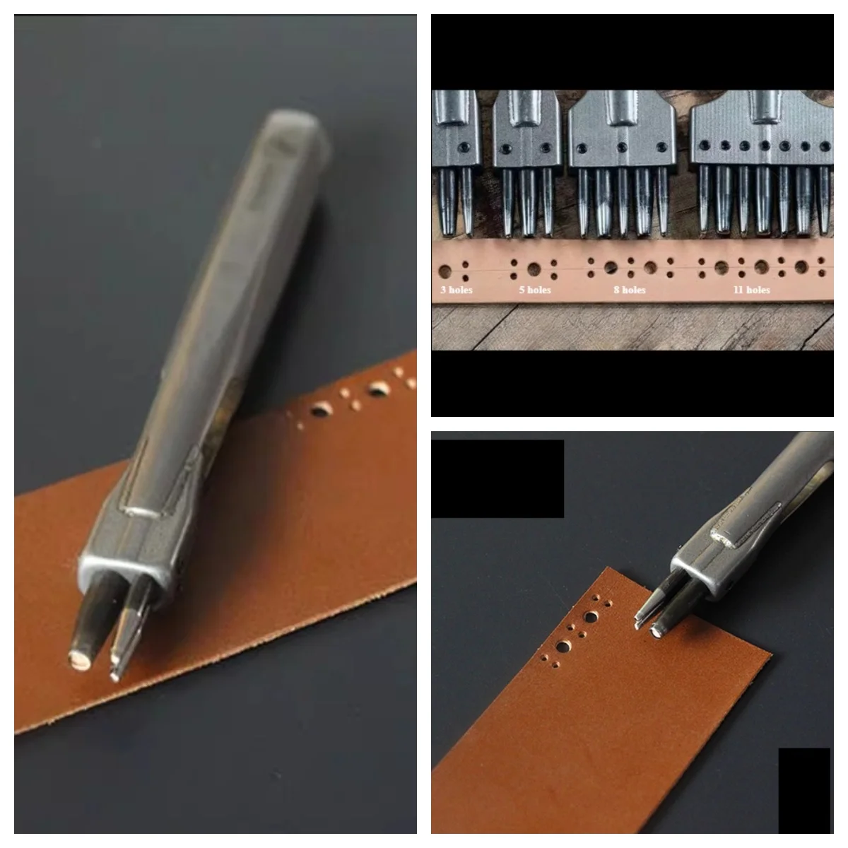 

Piercing Machine Handmade DIY Leather Bags Decoration Hole-punching Leather Handicrafts Production Hole-punching Auxiliary Tools