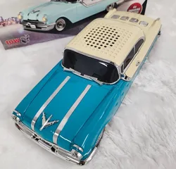 Classic Bluetooth Speaker Pontiac Car Shaped Audio TF Card USB Drive FM Radio AUX Handsfree Call TWS Function Wireless Sound Box