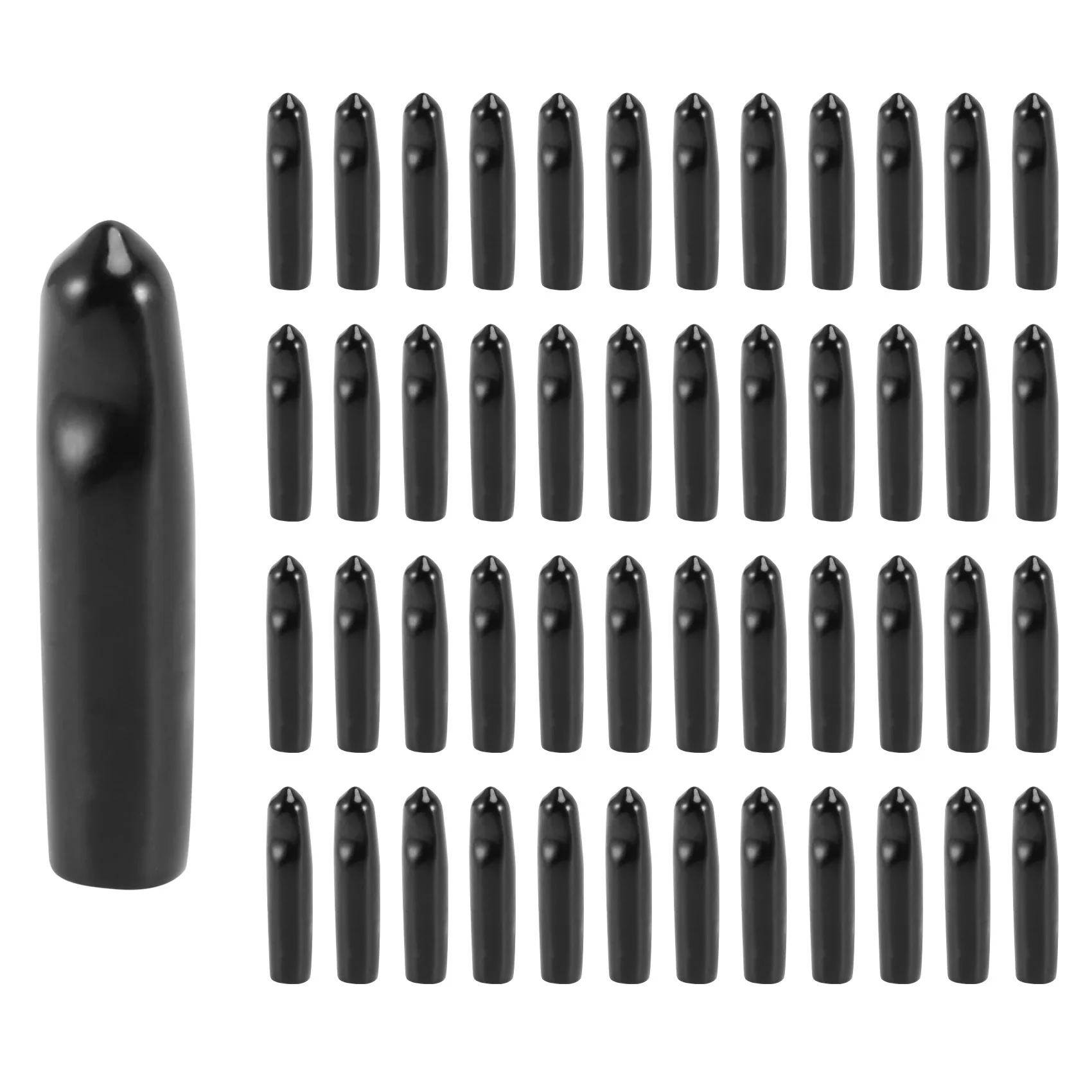 NOCM Black Rubber Pourer Cap Liquor Bottle Pourer Cover Dispenser Spout Dust Covers (48)