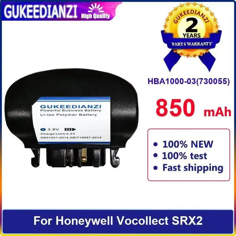 

HBA1000-03 730055 Wireless Earphone Battery For Honeywell Vocollect SRX2 High-Capacity 850Mah