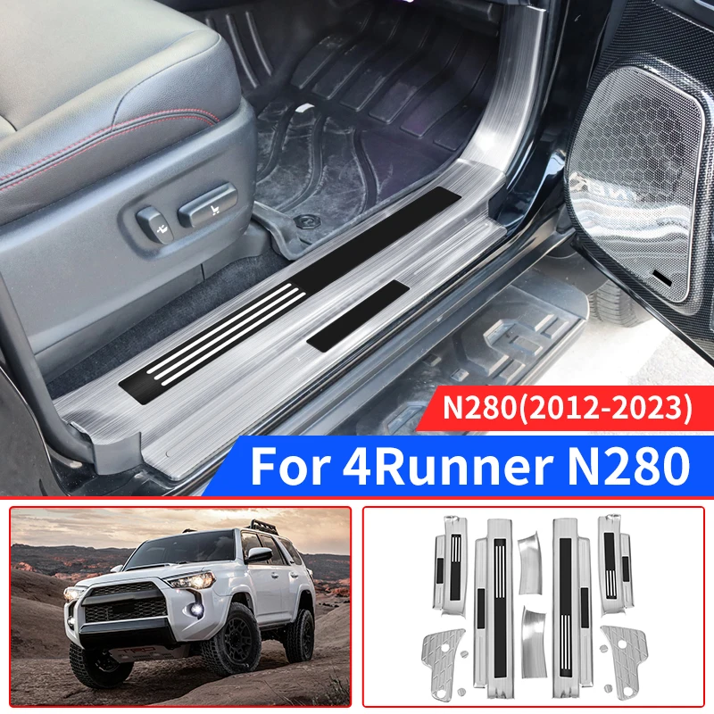 For 2012-2022 Toyota 4runner N280 Interior Modification Accessories Pedal Threshold Protection 2021 2020 2019 2018