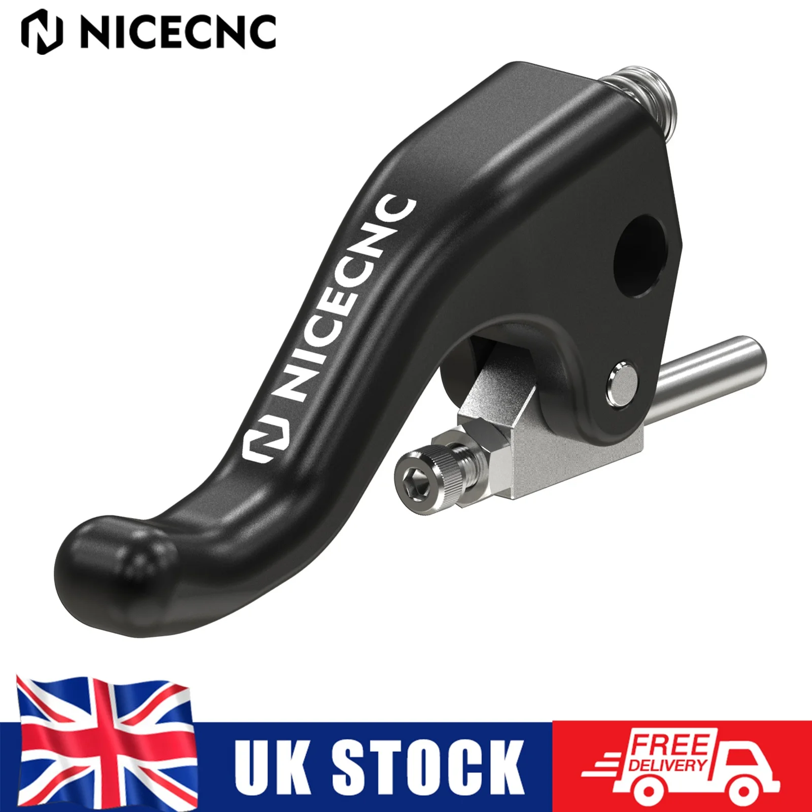 For 2022-2024 Husqvarna TE300 FE450 TE FE 501 450 350 250 150 GasGas EC300 EC250 2021-2023 NICECNC One Finger Short Brake Lever