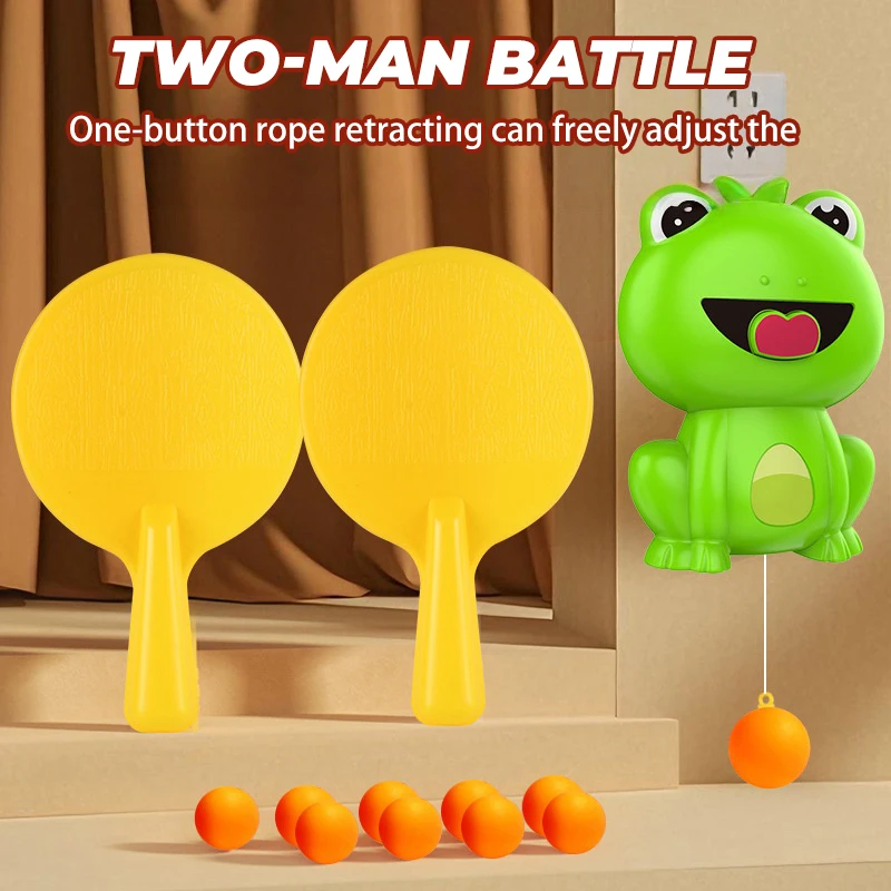 Giocattoli sportivi da ping pong sospesi per bambini Interazione interna genitore-figlio Coordinazione occhio-mano Allenamento Giocattoli educativi Regalo