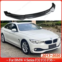 Car Front Bumper Lip Spoiler Splitter Diffuser For BMW 4 Series F32 F33 F36 420i 425i 430i 420d 435d 2013-2020 Body Kits Tuning