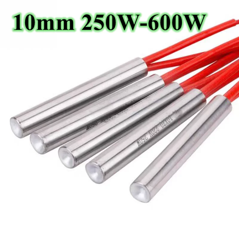 5PCS X Heater Cartridge 10*150 350W 10*200 450W Diameter 10mm Non-standard Customization
