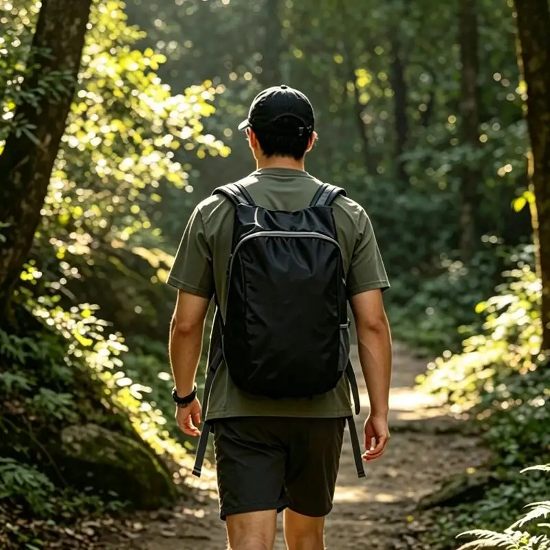 Nano Waterproof Ultralight Backpack 1Pcs Packable Folding Outdoor Bag for Travel Hiking Climbing