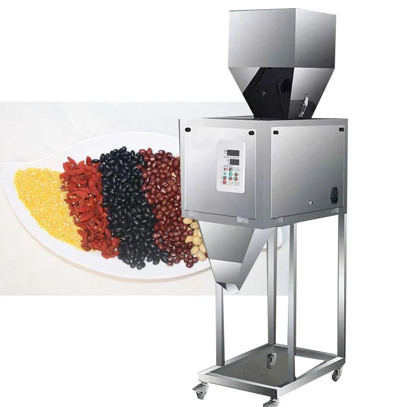 Food Granular Powder Filling Machine Salt Melon Seeds Tea Weighing And Filling Machine