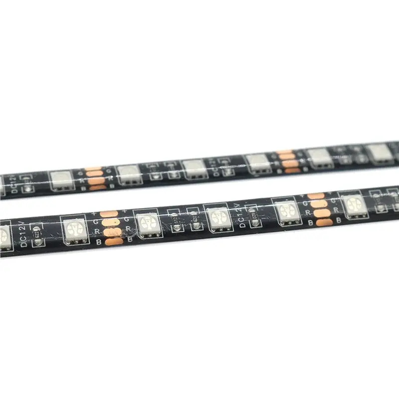BNVN-3X LED Strip Flashlight Bar Lamp For KUGOO Electric Scooter Skateboard Night Light Strip Multiple Color Switching