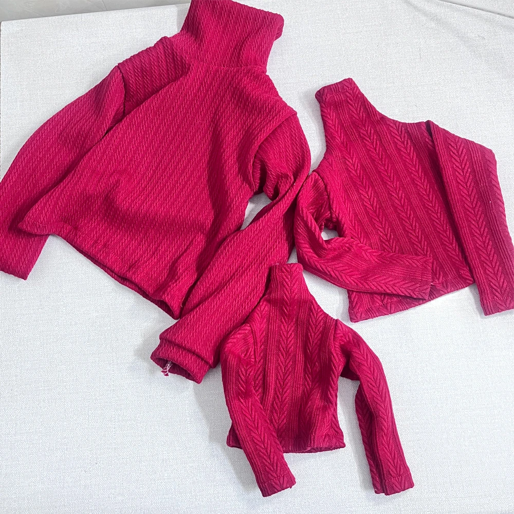 

D09-1029 детская игрушка ручной работы, кукла Uncle 68 73 ID75 U75 am77, одежда для кукол BJD/SD, повседневный свитер с высоким воротником, 1 шт.