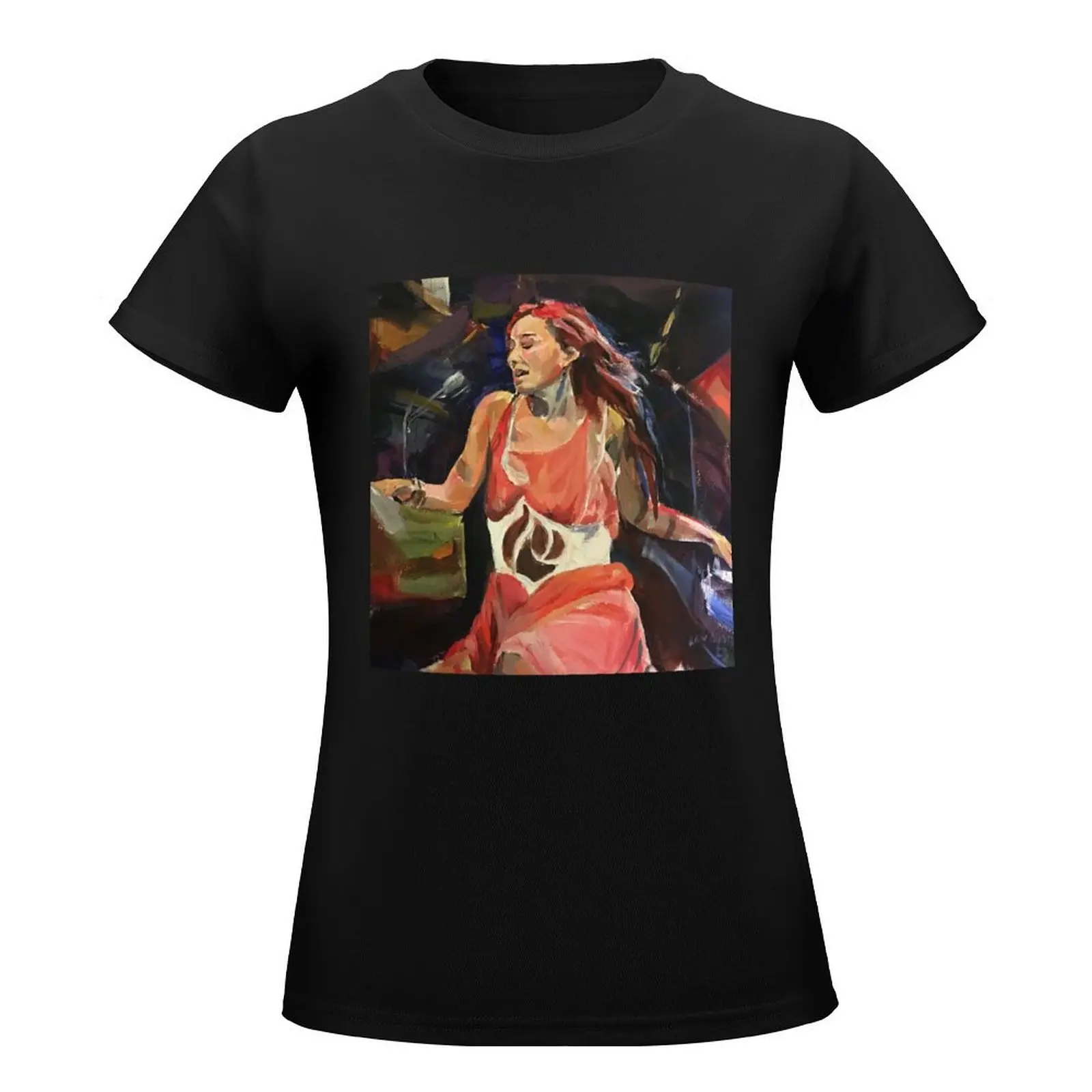 Tori Amos Two Pianos 4 T-Shirt cute clothes Blouse anime clothes female cat shirts for Women