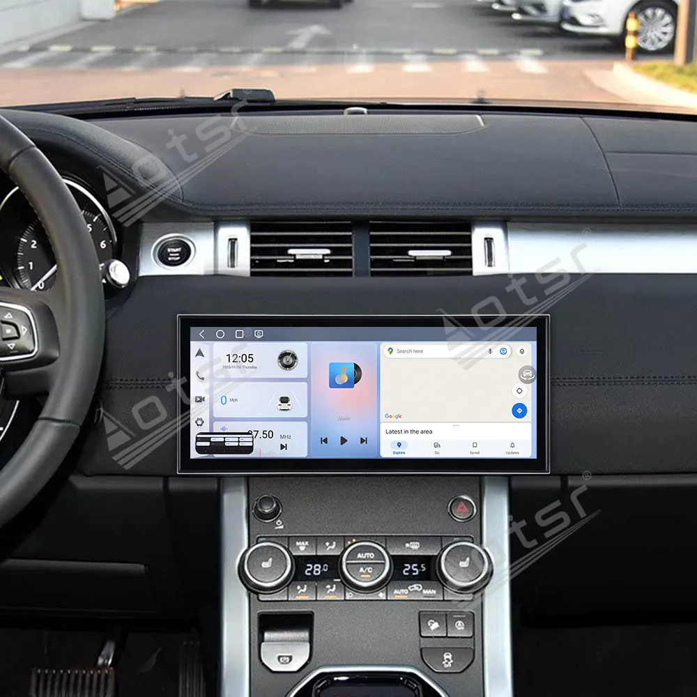 

15,8-дюймовый Android 15 CarPlay для Land Rover Evoque 2016-2018: автомобильная магнитола с сенсорным экраном, мультимедийный плеер, GPS-навигация, головное устройство