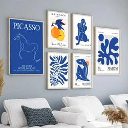 Matisse Henri Woman Nude Botanical Posters Blue Picasso Wall Art Canvas Painting And Prints Pictures For Bedroom Home Decoration