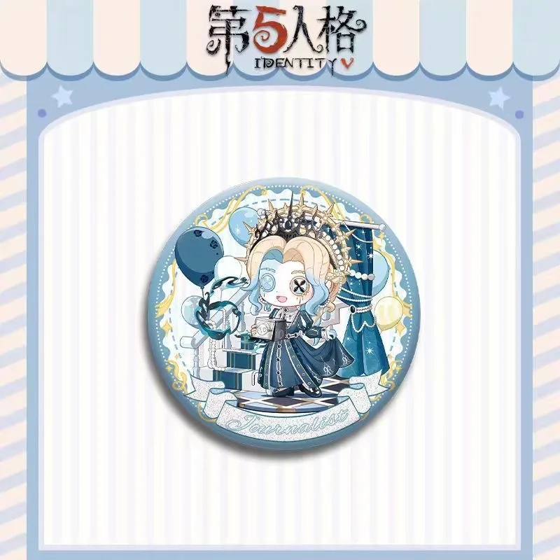 Identity V Q Version Badge Game 6th Anniversary Sculptor Prisoner Cheerleader Collectible Lapel Halloween Gifts Cosplay Brooch