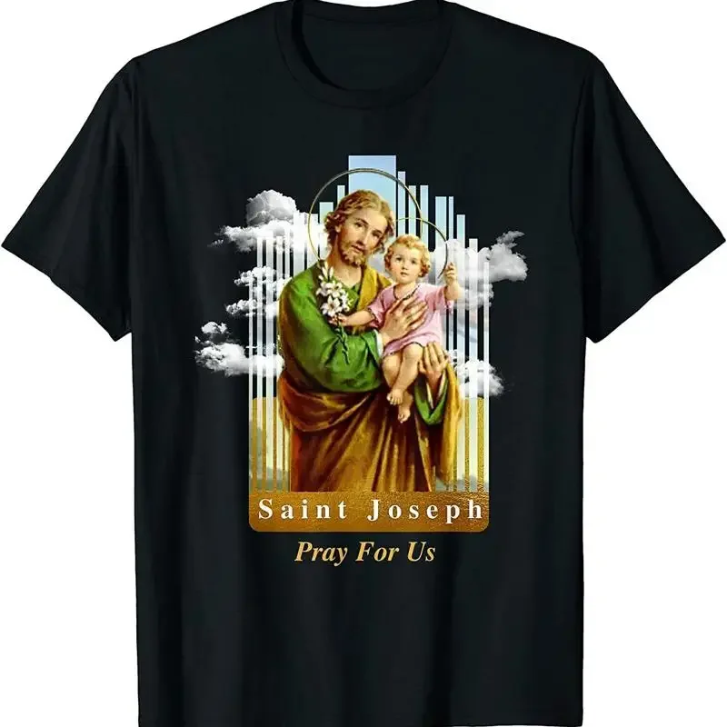 New Limited Saint Joseph Catholic Church St With Infant Jesus T Shirt