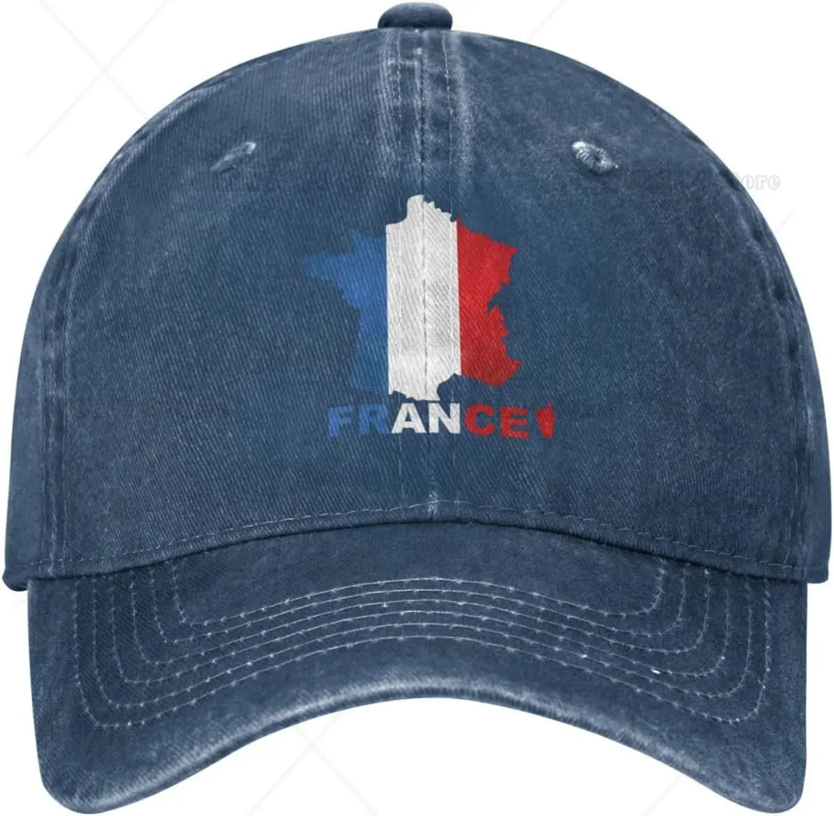 

France Map Hat French Map Denim Cap Love France Hat Men Women Baseball Cap Adjustable Trucker Hat Cowboy