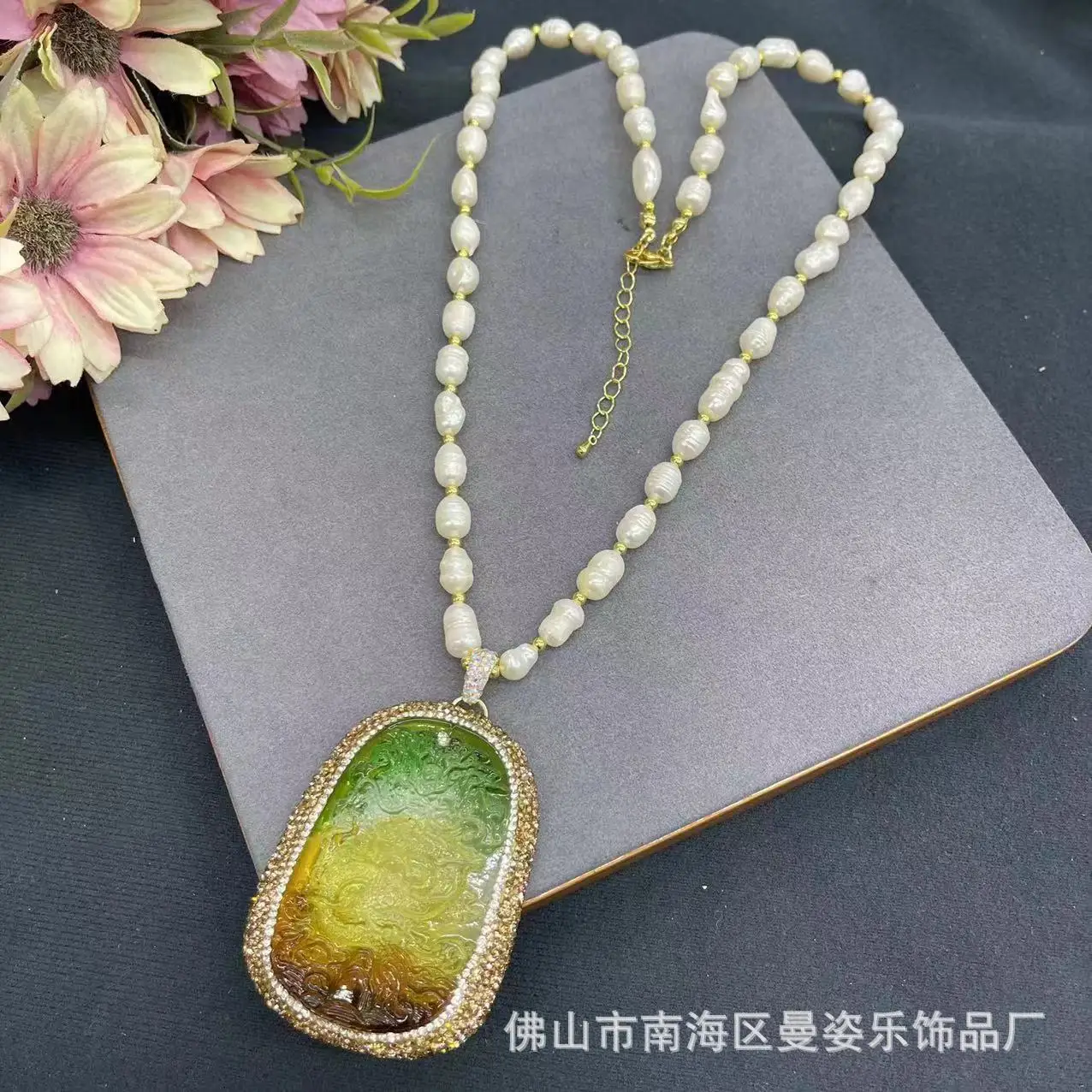 DIY accessories Glazed Dragon Necklace Jewelry Snakeskin Bottom Sweater Chain Hot Selling Medieval Accessories Original Design T
