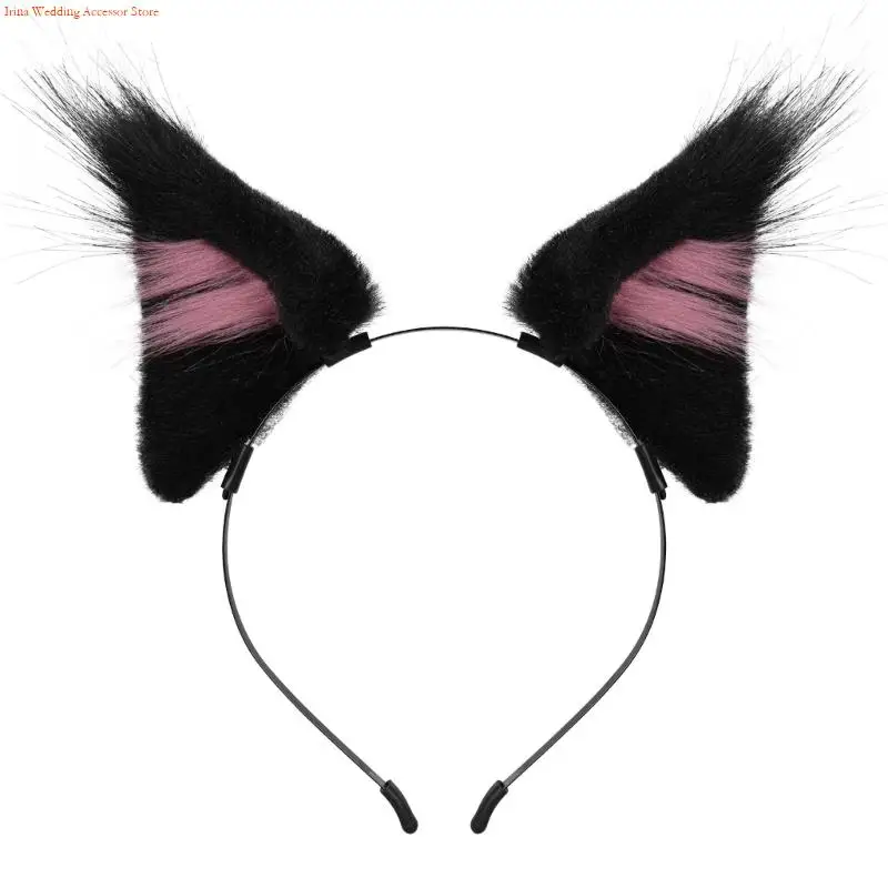 

G92D костюм котенка с ушками, меховые повязки на голову для вечеринок на Хэллоуин, сценические представления