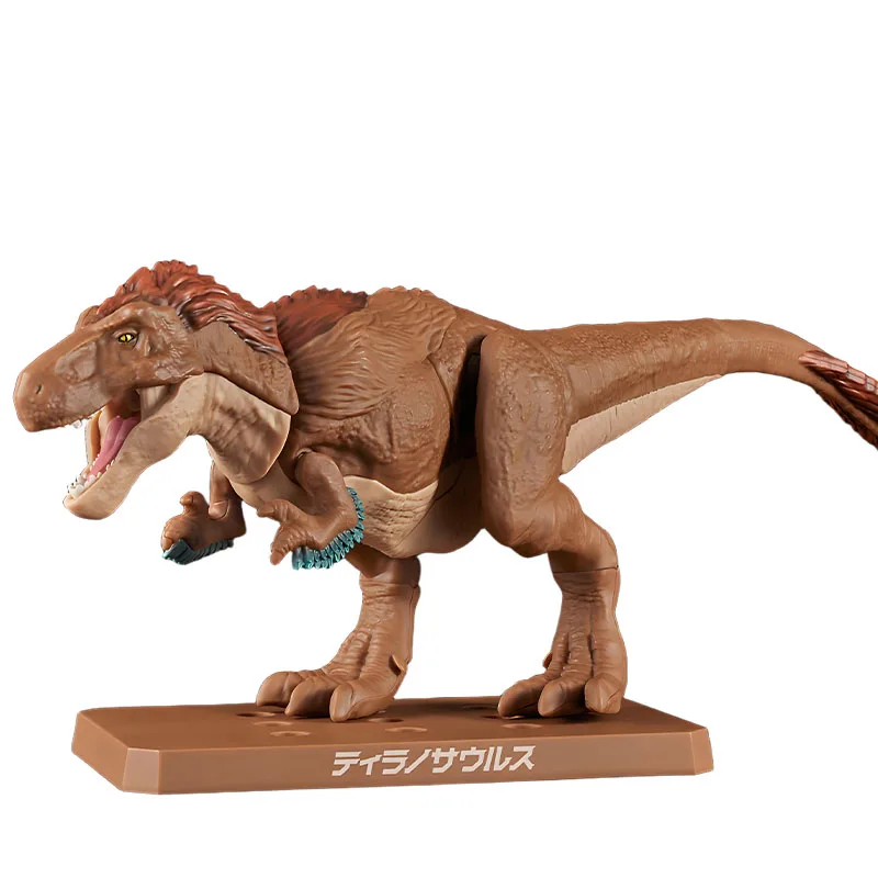 بانداي الأصلي أطقم منمذجة بلانوصور تيرانوصور و ترايسيراتوبس أنيمي عمل الشكل التجمع نموذج اللعب نموذج هدايا للأولاد