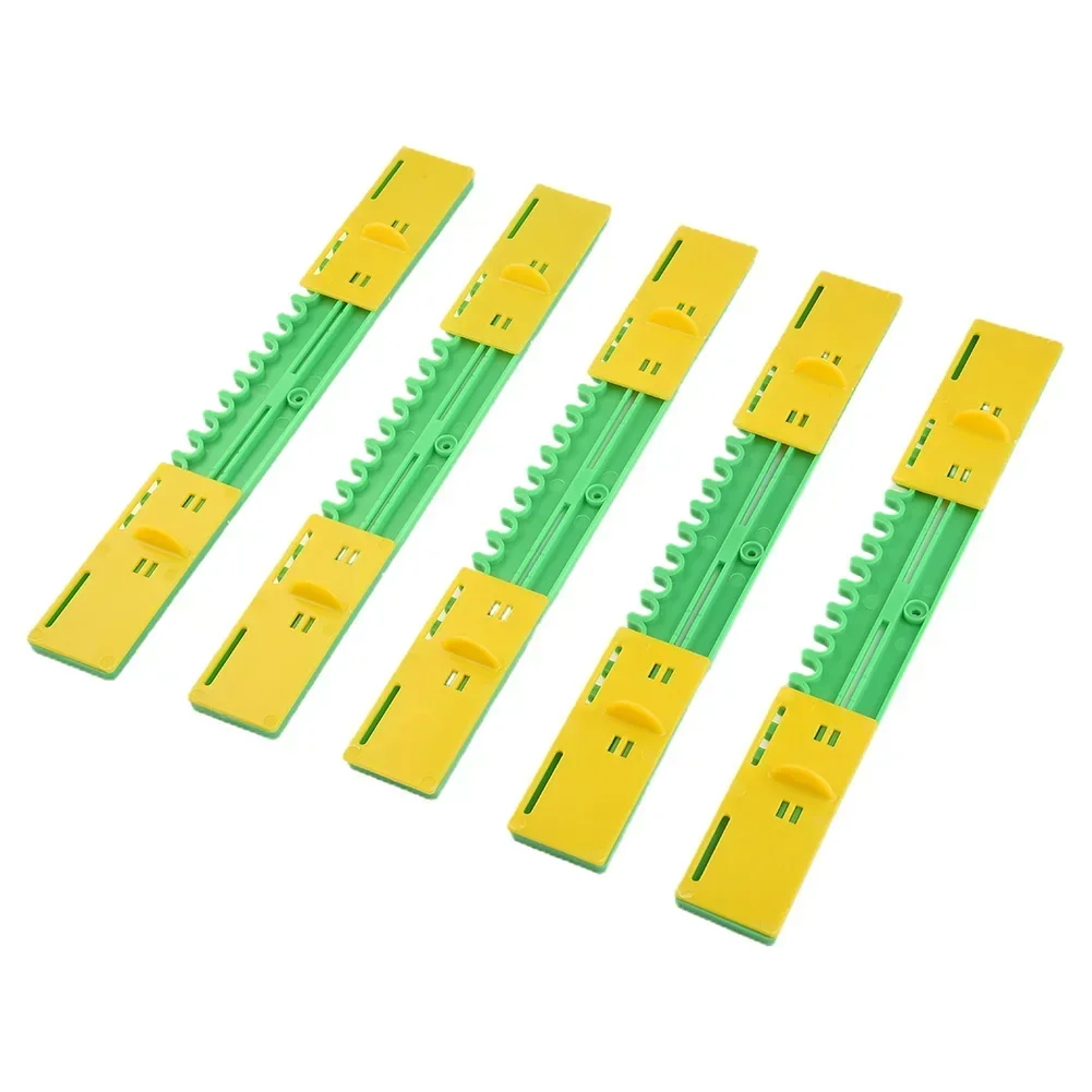 Plastic Beehive Door Box Entrance Disc Set With 5 Pieces For Nest Gate Controls Bee Movement And Hive Security
