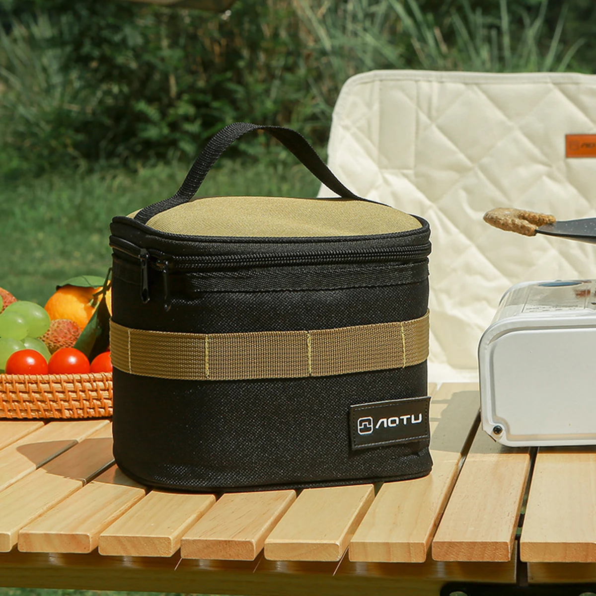 

Outdoor Camping Seasoning Bottle Set Storage Bag Portable Solid Liquid Seasoning Bottle Spice Jar Barbecue Camping Supplies