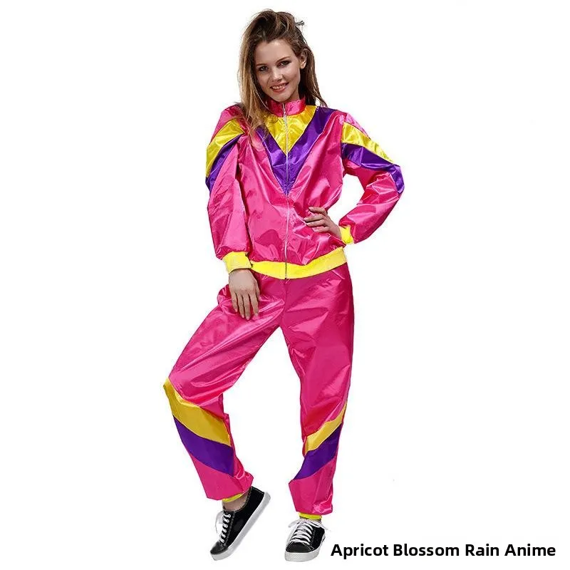 성인용 할로윈 디스코 스포츠웨어 커플 롤플레이 의상 무대 공연복 재미있는 축제 성인 사이즈 전통 중국 의상...