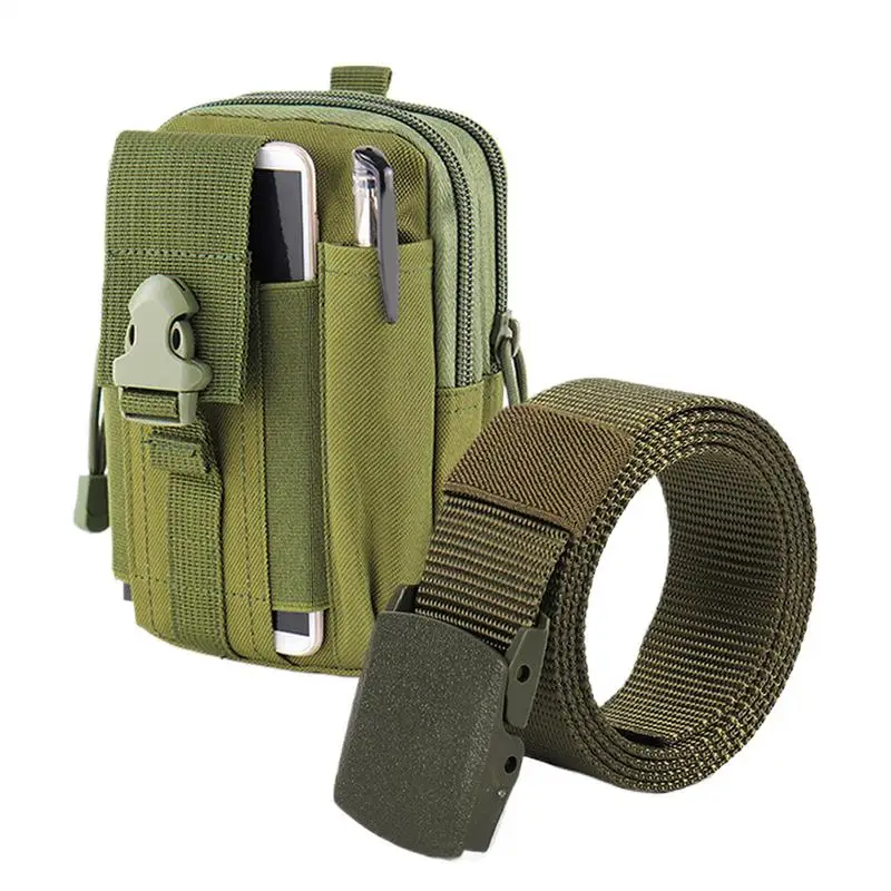 

Fanny Pack Outdoor Waist Belt Bag Phone Case Waterproof Large Capacity Phone Case Wallet Pouch Gadget Pocket With Belt For Men