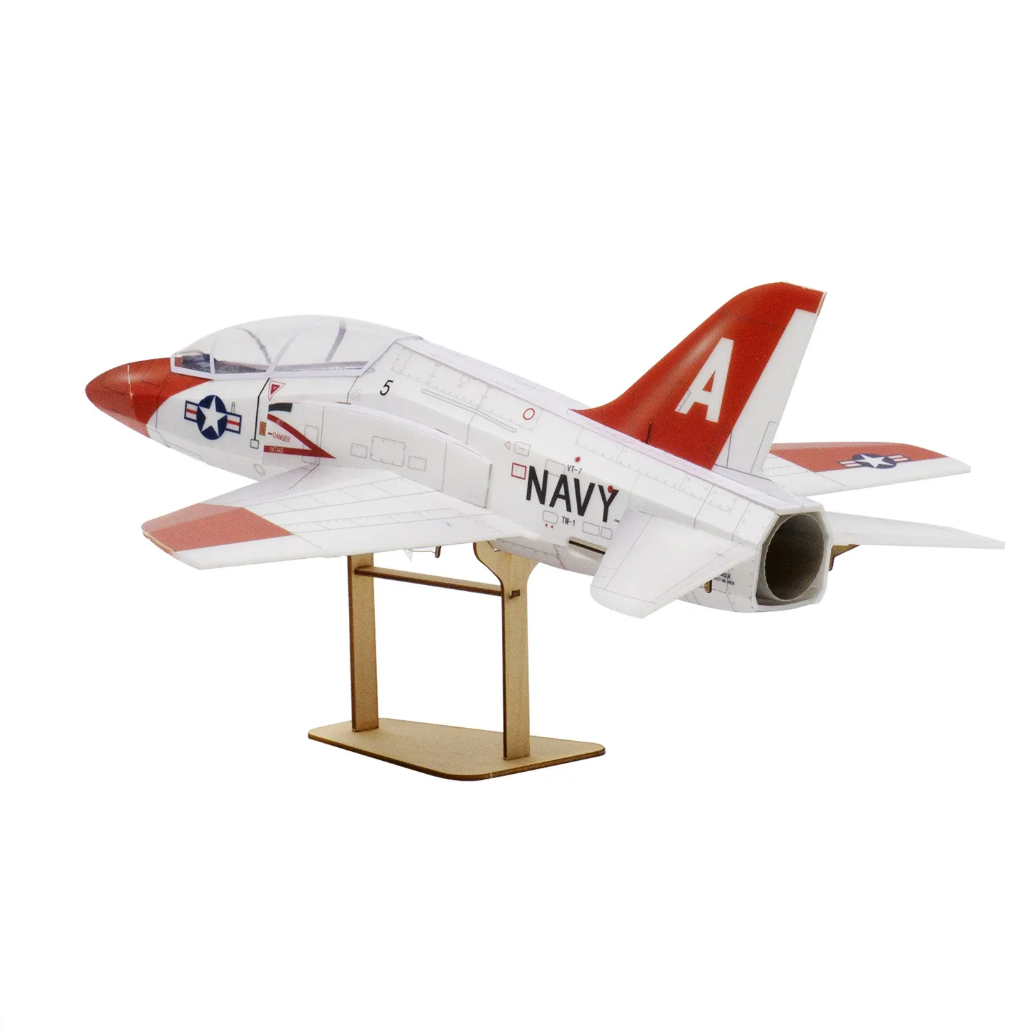 البحرية الأمريكية T-45 Goshawk RC طائرة أطقم منمذجة 30 مللي متر EDF 1S/2S 4CH ثابت الجناح لتقوم بها بنفسك الجمعية المدرب العسكري الطائرات ودية للمبتدئين