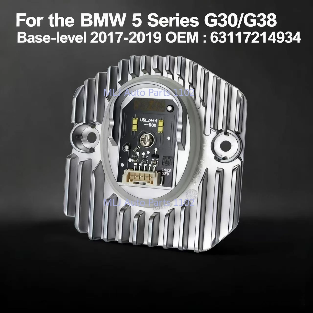 New adaptive headlights for the BMW 5 Series G30/G38  Base-level 2017-2019 63117214934 DRL module with White light source