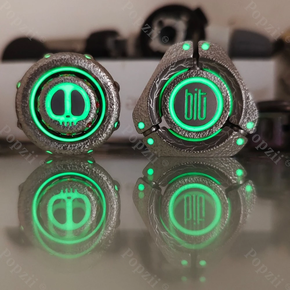 LAUTIE SAM Fidget Spinner 2099 Series Hammer Carving Metal Adults Stress Relief Toy Office Stress Relief Gadgets Cool Gadget
