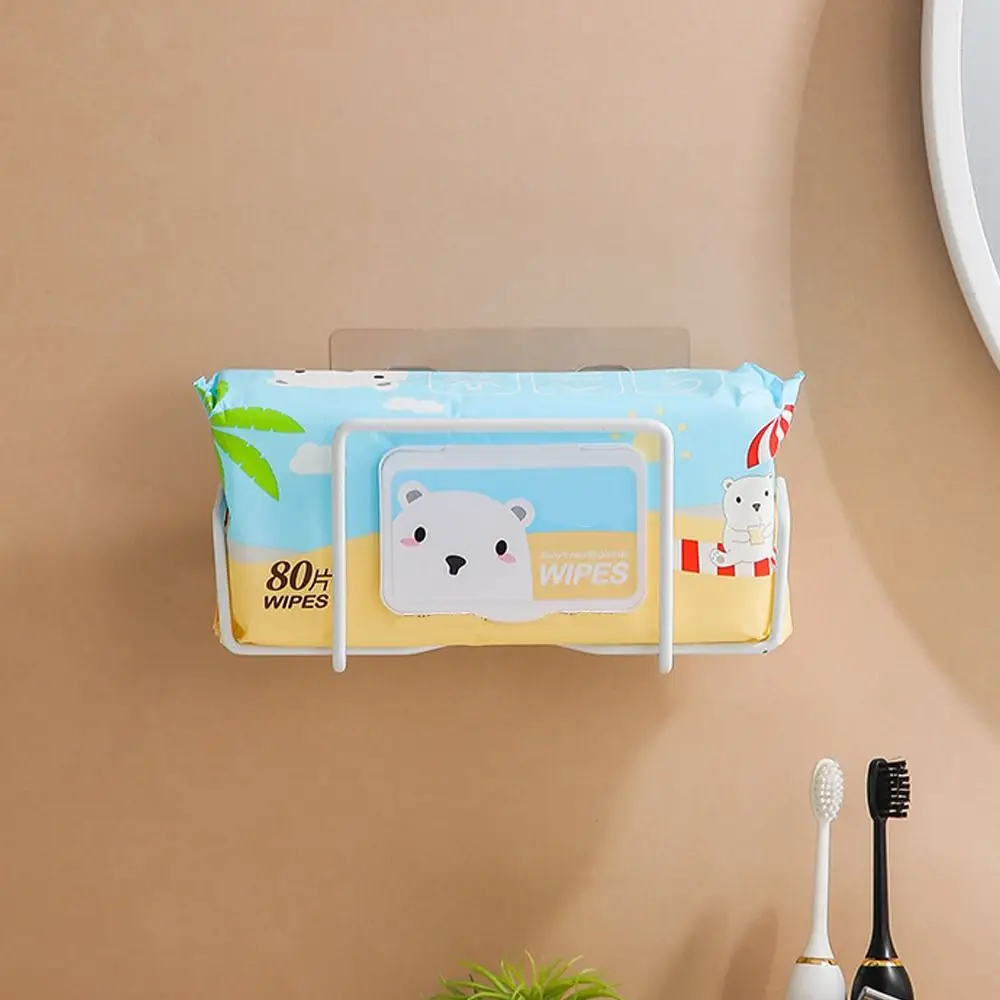Creative stainless steel Wet Wipes Paper Holder Wall-mounted Portable Toilet Paper Racks Tissue Box Holder Kitchen Bathroom