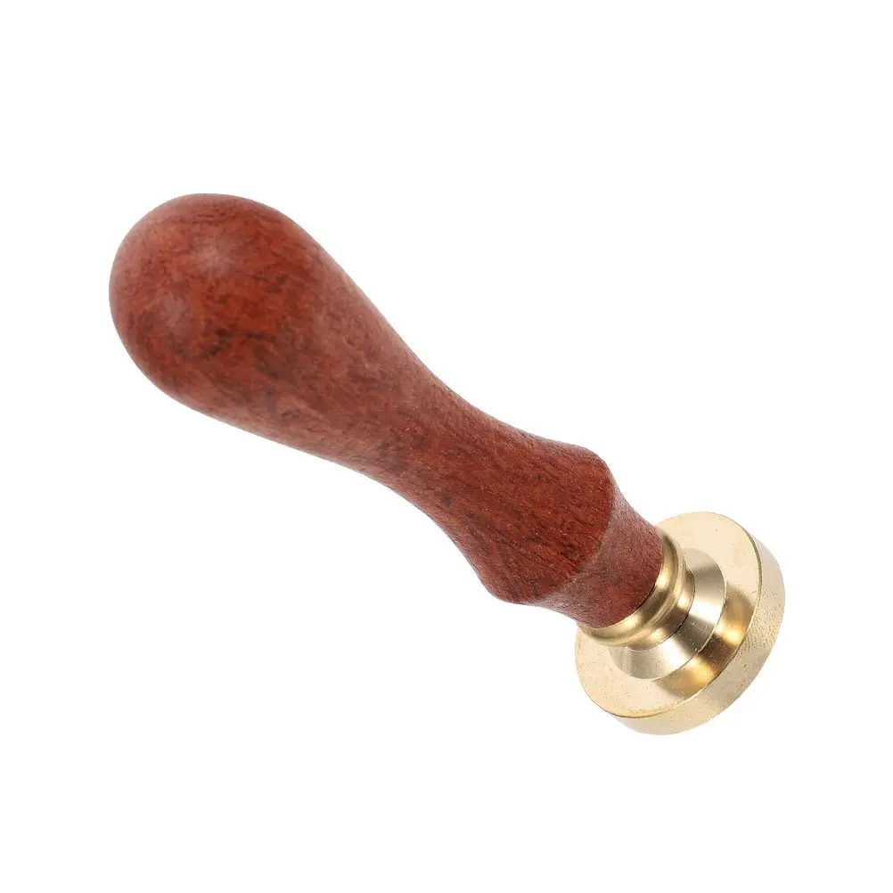 

1Set Retro Seal Stamp Copper Wooden Handle Durable Hot-Air Balloon Pattern Wax Seal for Invitations Envelopes DIY Scrapbook
