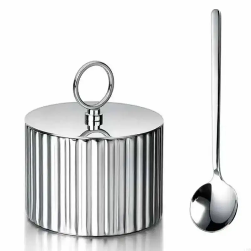   Long Time Salt Sugar Bottles Set with Spoon For Cooking Seasoning Needs