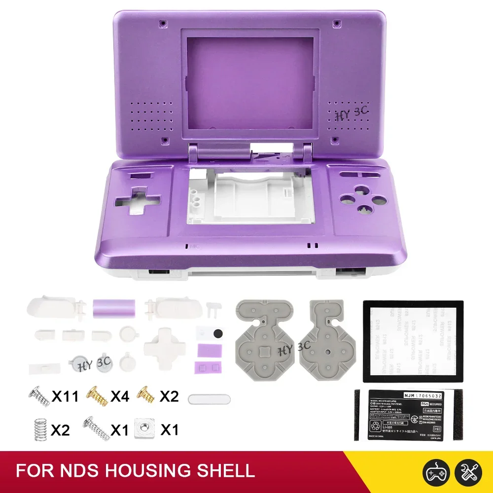 NEW Full Set Housing Shell Cover For NDS Repair Parts Replacement Plastic Housing Shell Case Kit For Nintend DS NDS Accessories