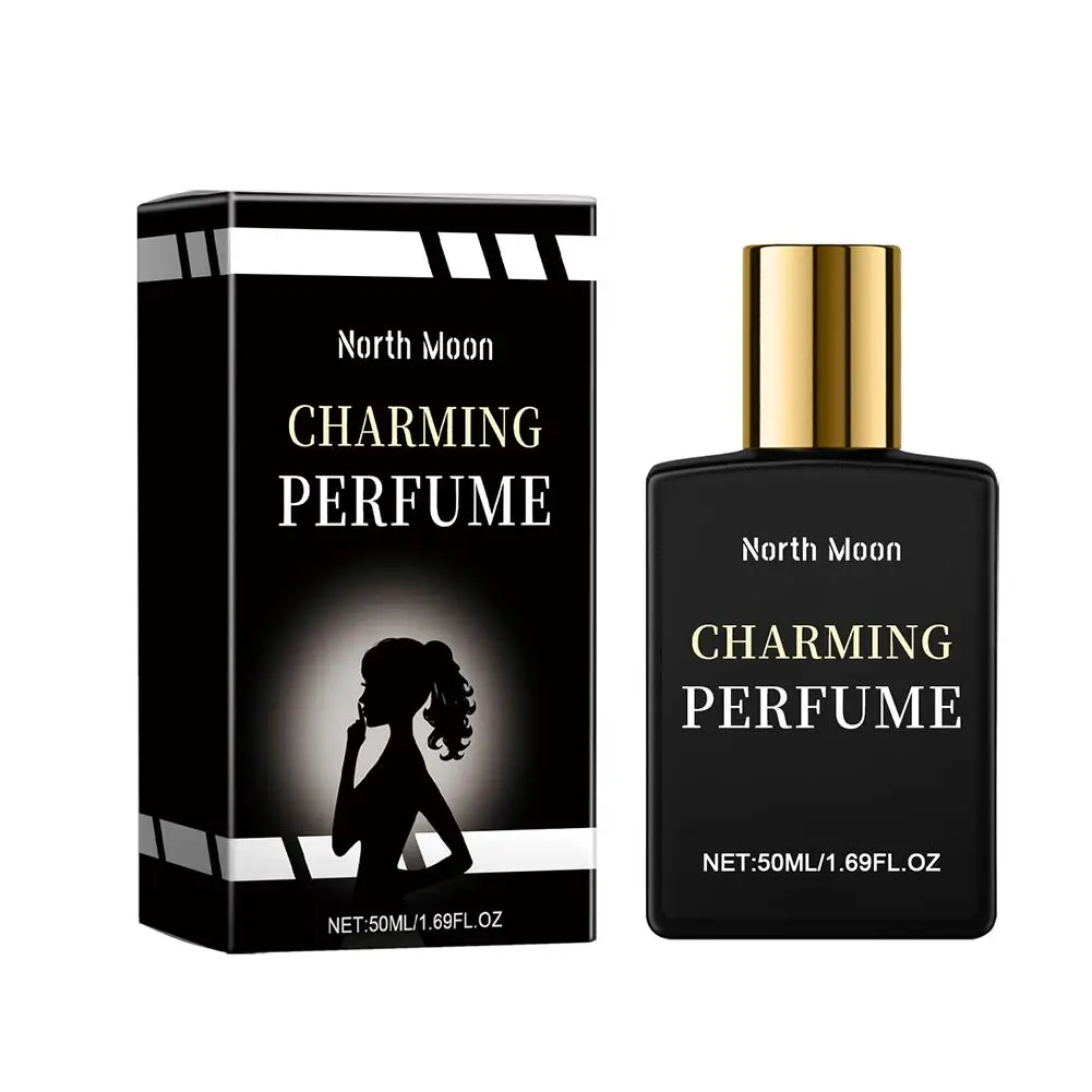 El encanto de feromonas de 50ml libera el perfume para hombres y mujeres, la atmósfera de citas del humor es un perfume fresco natural, fragancia ligera duradera