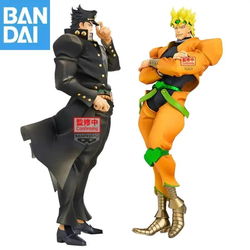 

Оригинальный Bandai Namco Banpresto Jojo's Bizarre Adventure Kujo Jotaro Dio Brando Mometria, аниме-фигурка, модель коллекционера, игрушка в подарок