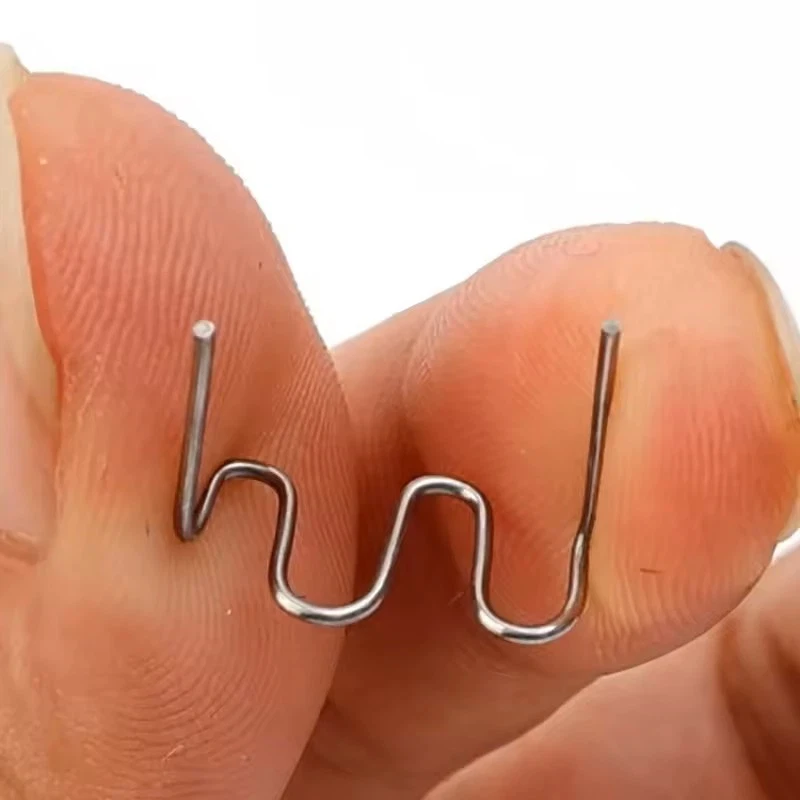 Set Hot Stapler Staples For Plastic Welder Plastic Repair Standard Pre Cut Wave Staples Welding Bumper Car Bumper Repair