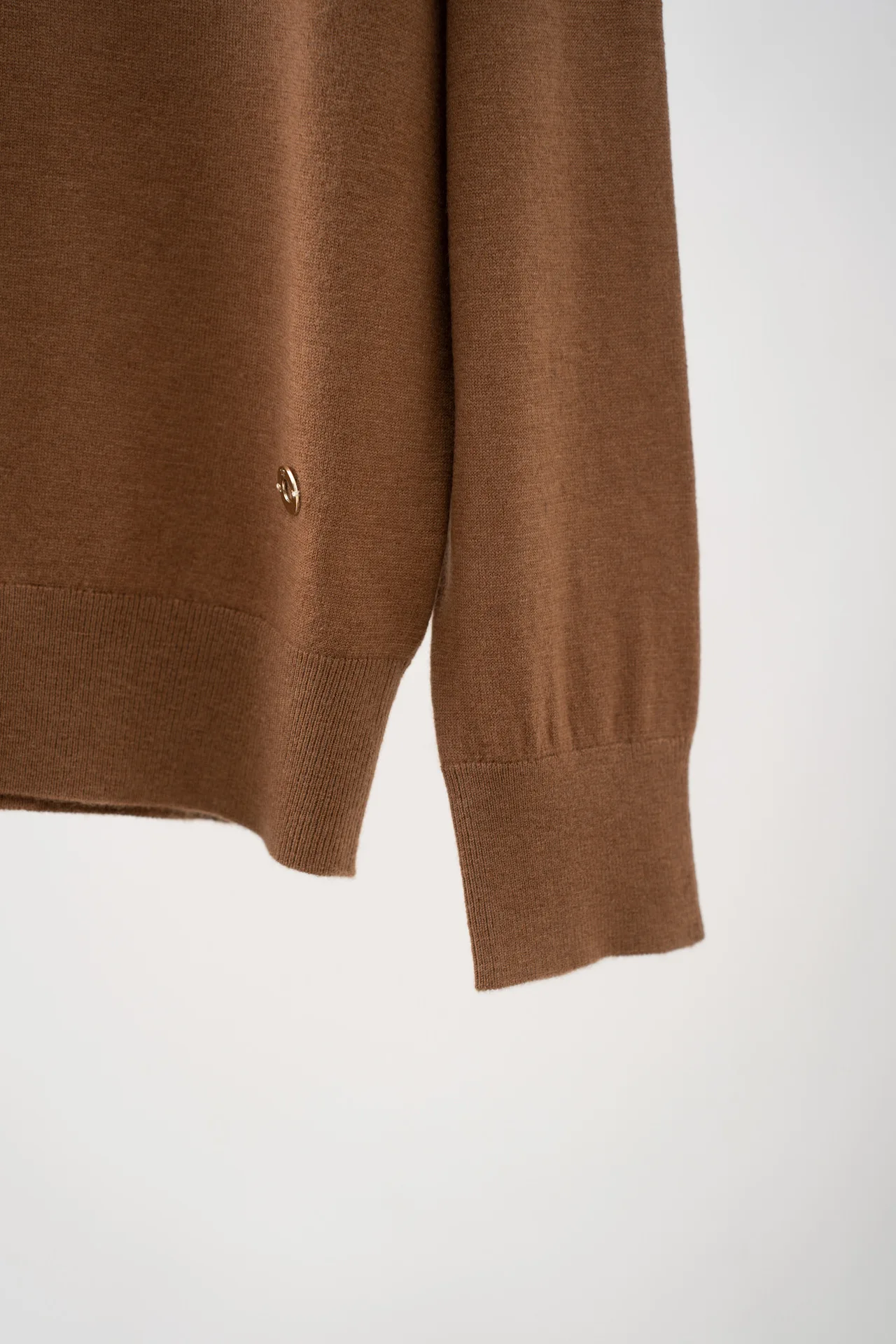 

Женский осенне-зимний новый шерстяной свитер из двух частей с лацканами, однотонный универсальный топ