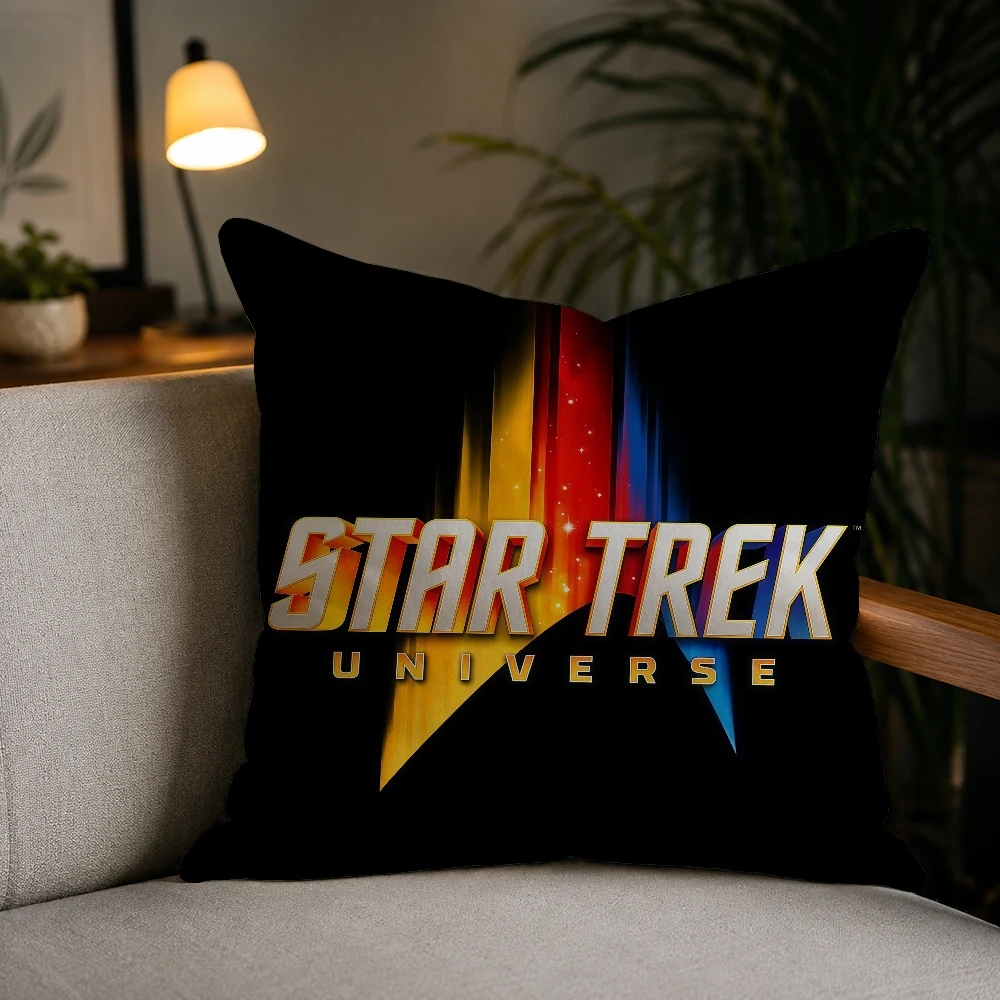 S-Star T-Trek FilmPillow Case Plush Pillow Cases Home Decoration Pillow Cover for Sofa Bed Chair Living Room