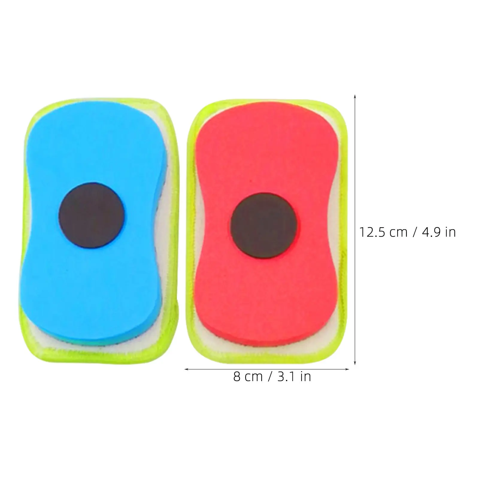 6 PCS Detachable Microfiber Cleaner Erasers Dry Office Duster Tool Whiteboard Dustless